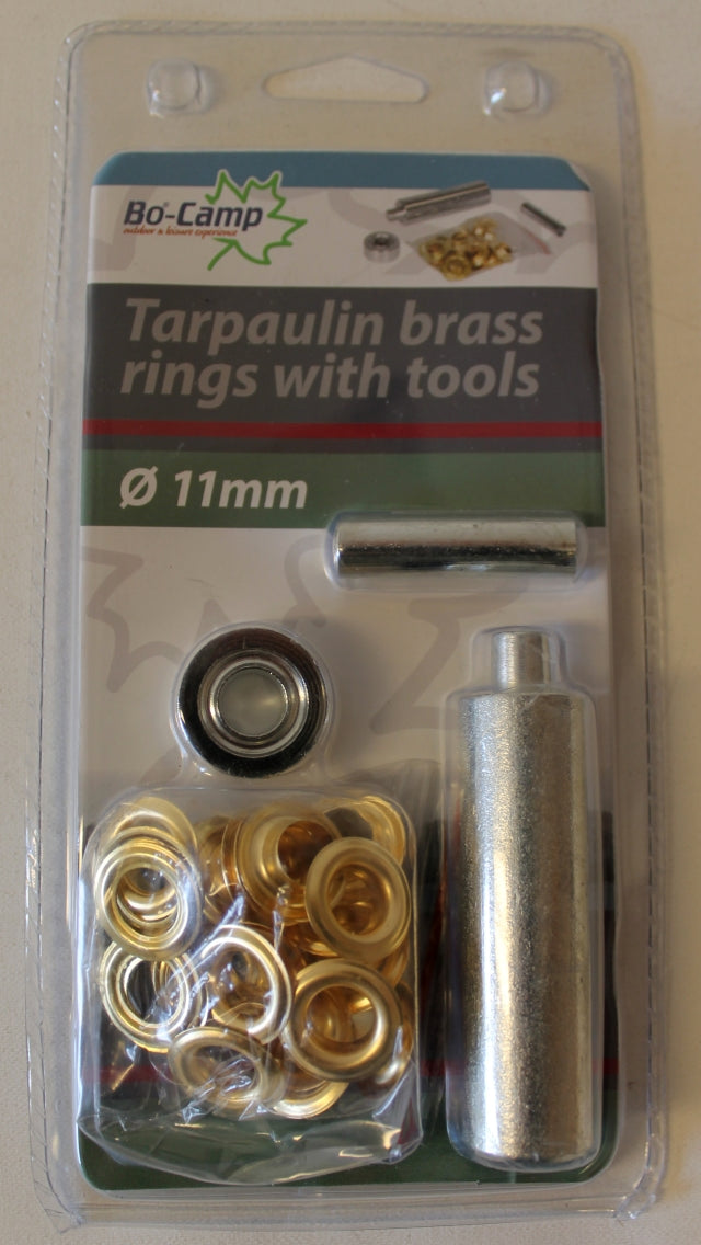 Osean Maljesett - 20stk - Messing - 11 mm - m/ verktøy