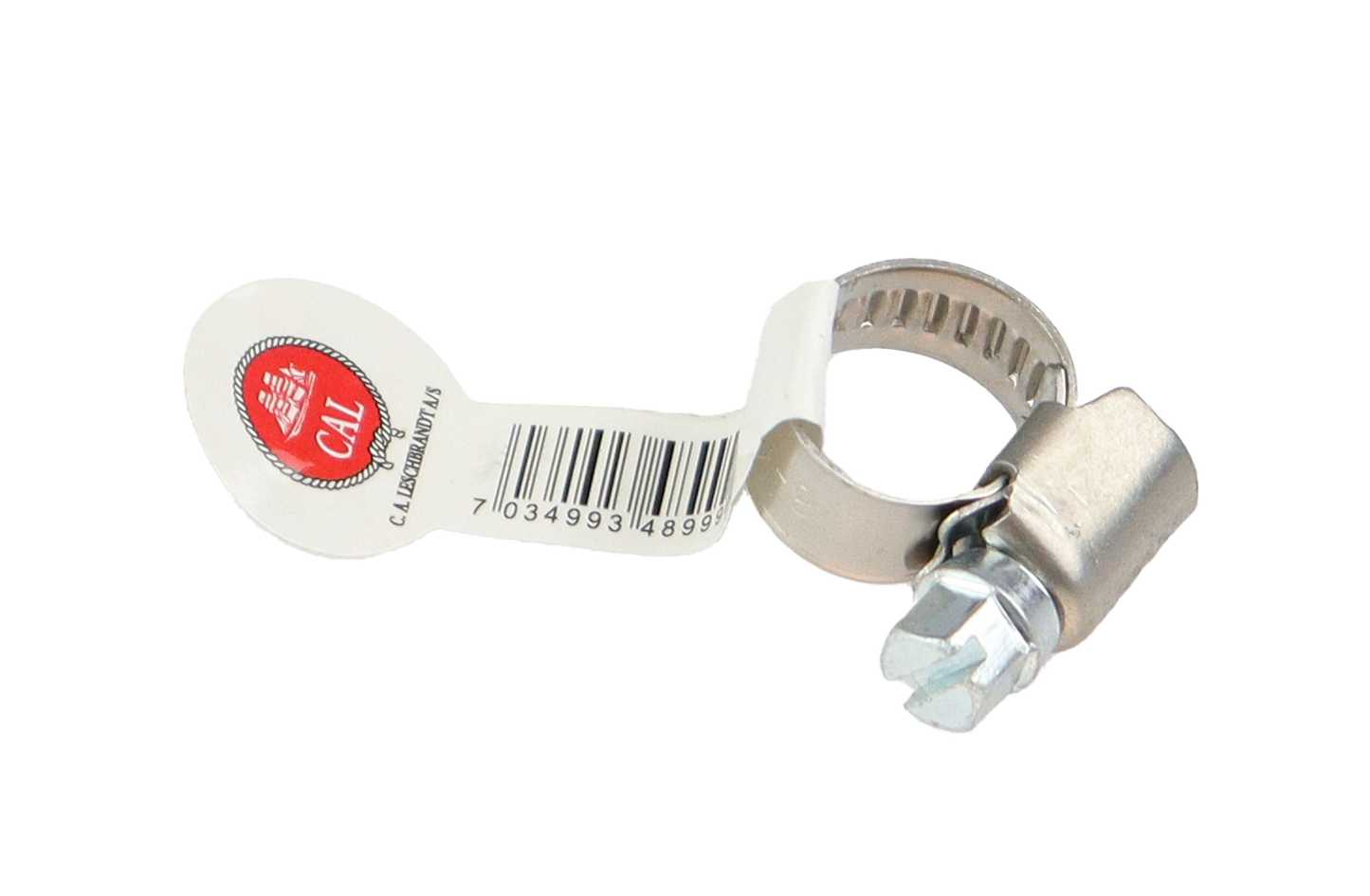 CAL Slangeklemme rustfri - AISI304/A2 - Lukket type - Flere størrelser 8-12mm
