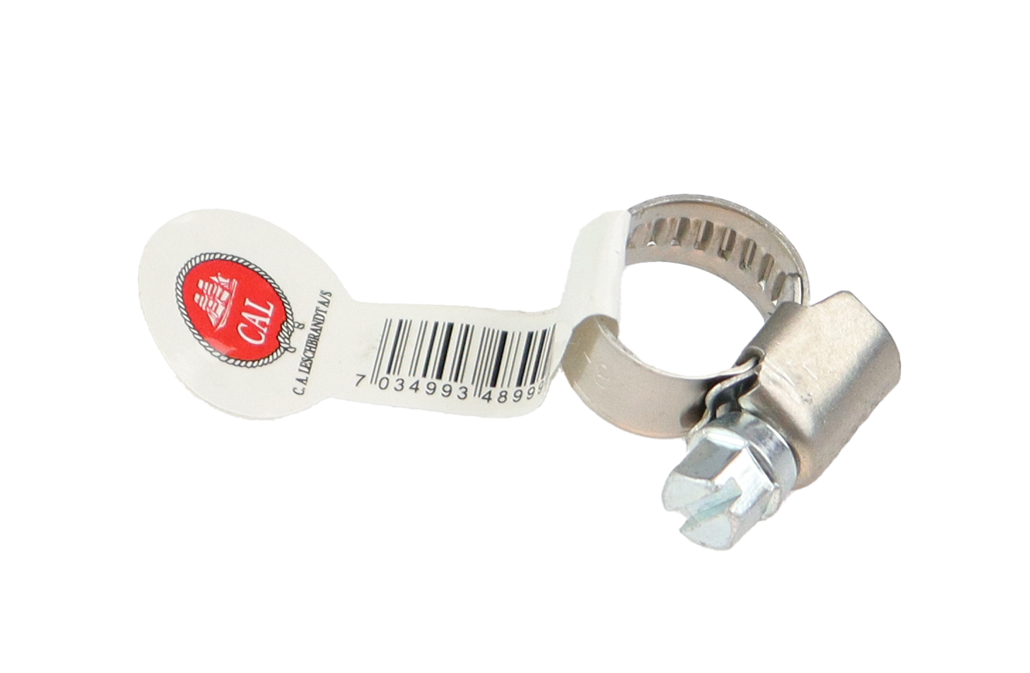 CAL Slangeklemme rustfri - AISI304/A2 - Lukket type - Flere størrelser 8-12mm