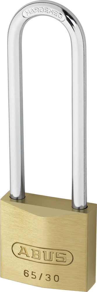 Abus Hengelås 65/30 HB60 – Lang bøyle – Messing 30mm