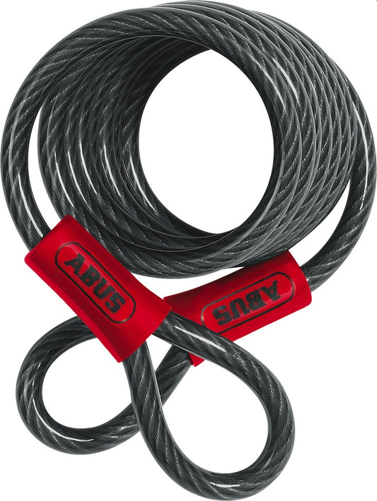Abus Cobra 1850 Låsewire - 185cm - 8mm - Stålkabel - Fleksibel Sikring