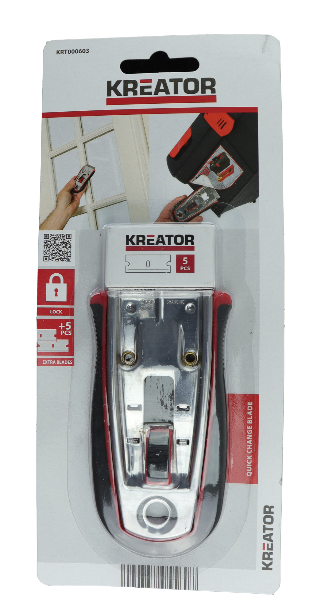 Kreator Glasskrape - Sett - 5 blad