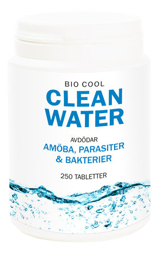 Biocool Clean Water - 250 tabletter for drikkevann