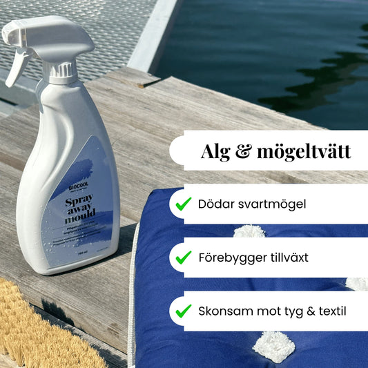 Biocool Spray Away Mould – 750 ml – Fjerner svartmugg og alger