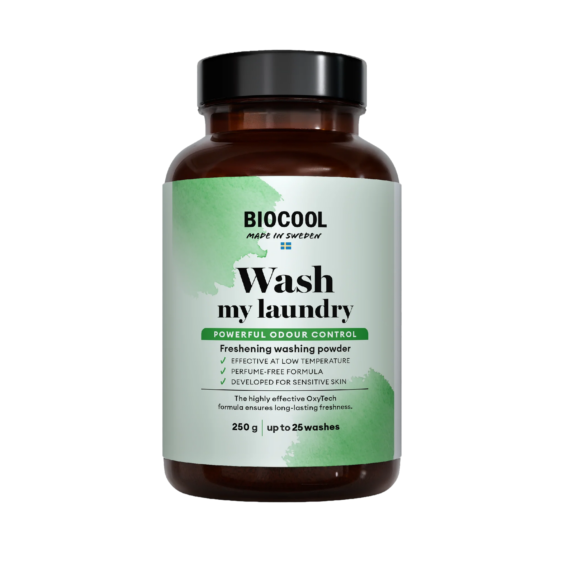 Biocool Wash my Laundry – 250 ml – Vaskemiddelpulver for tøy