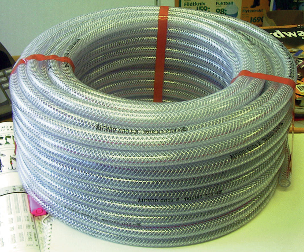 PVC Polyesterarmert Slange – 50m Kveil – 16mm, 19mm eller 25mm Kveil