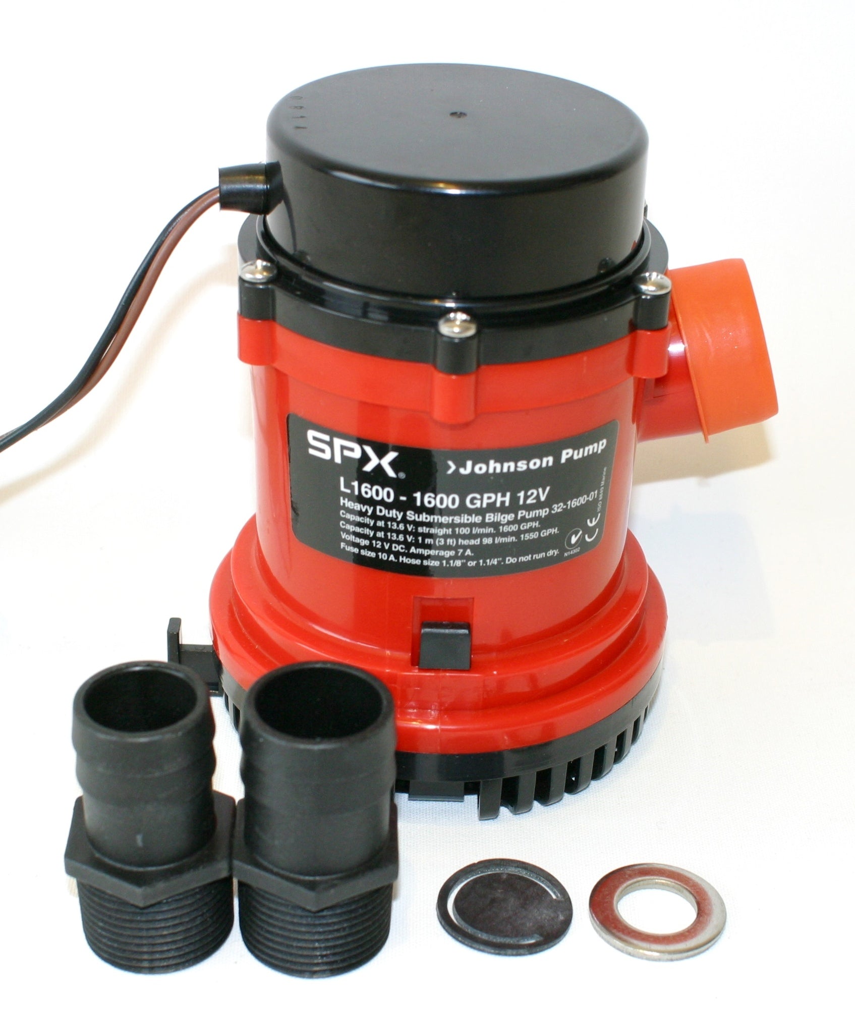 Johnson Pump Lensepumpe L1600 - 12V - 1600 GPH - 6000 L/t - Profesjonell