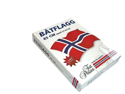 Premium Båtflagg - Norsk - Polyester 170g/m² 125x90cm 40'-
