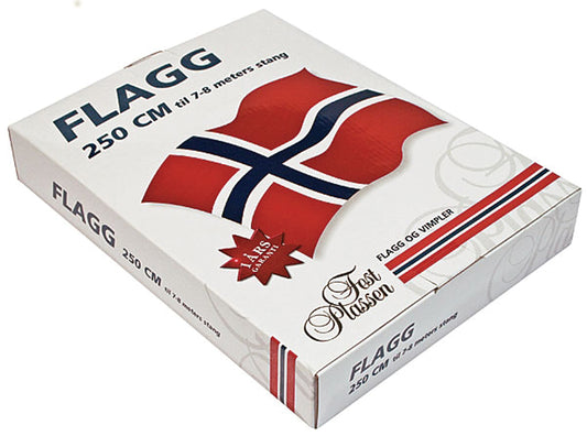 Norsk Flagg - Polyester - 150g/m² - Til Flaggstang