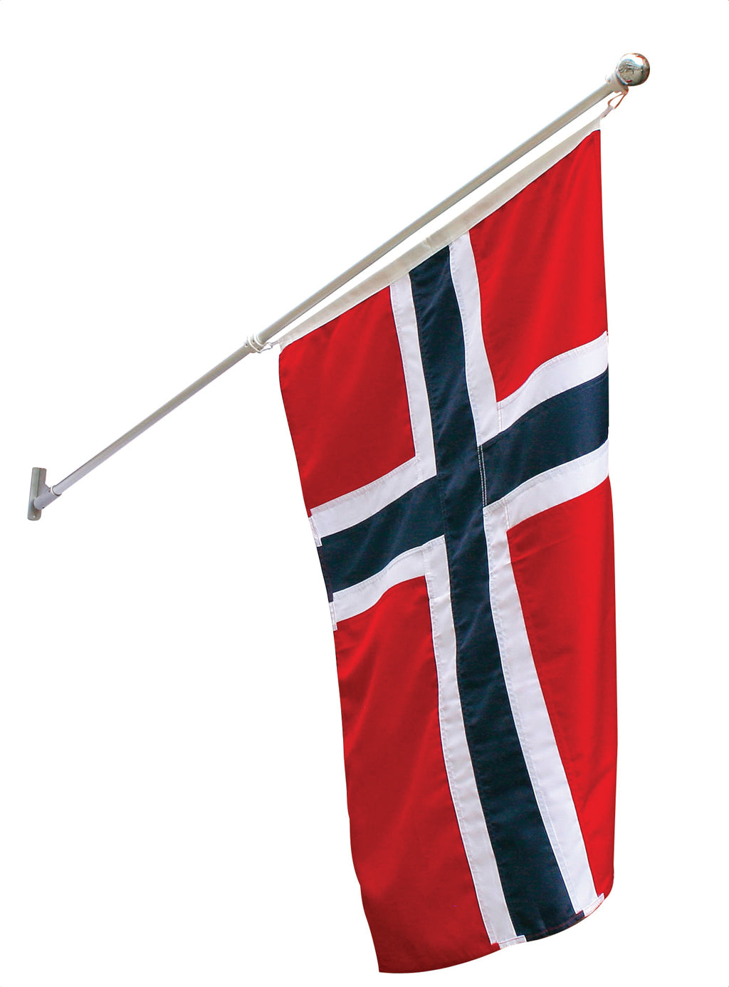 Balkongflagg med Feste - Komplett Sett - 100x72 cm