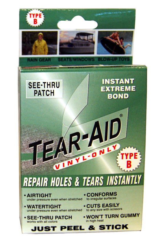 Tear-Aid Type B – Reparasjonslapp for Vinyl – Vasstett