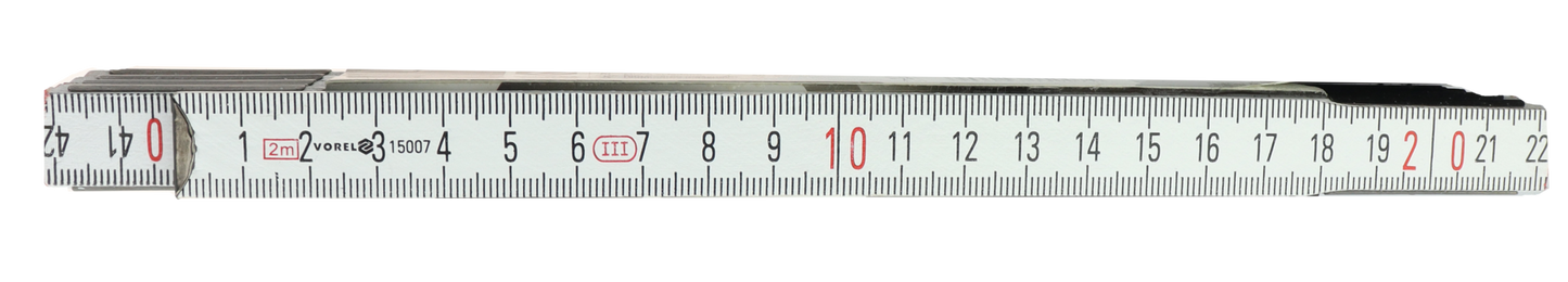 Vorel Tommestokk - Tre - 2 meter