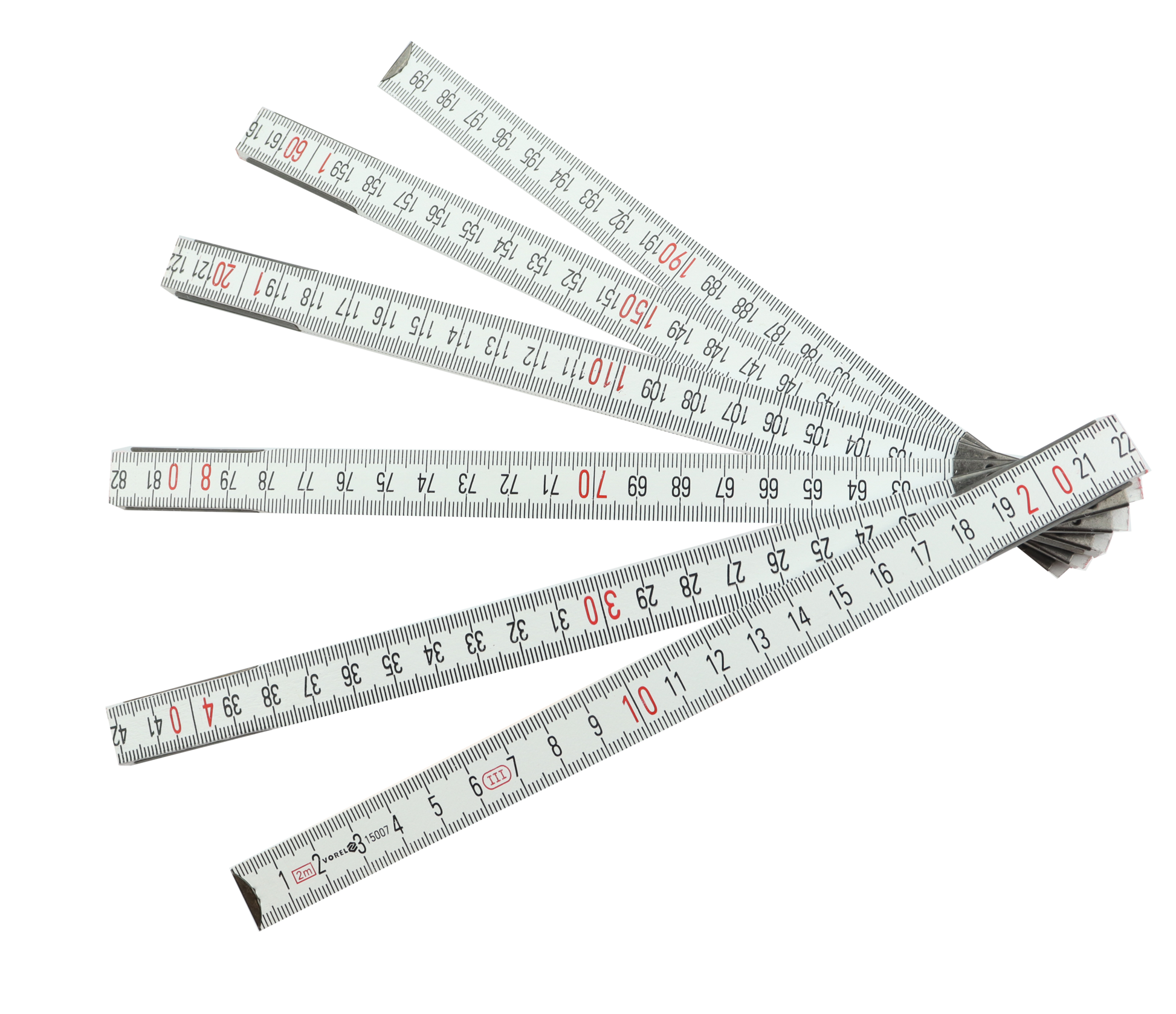 Vorel Tommestokk - Tre - 2 meter