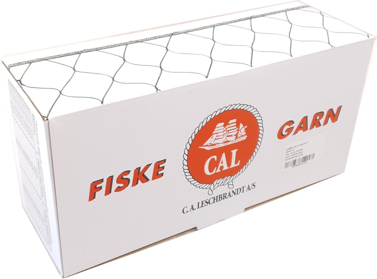 CAL Ferskvannsgarn - 0,2mm - Rød - 25x1,5 meter