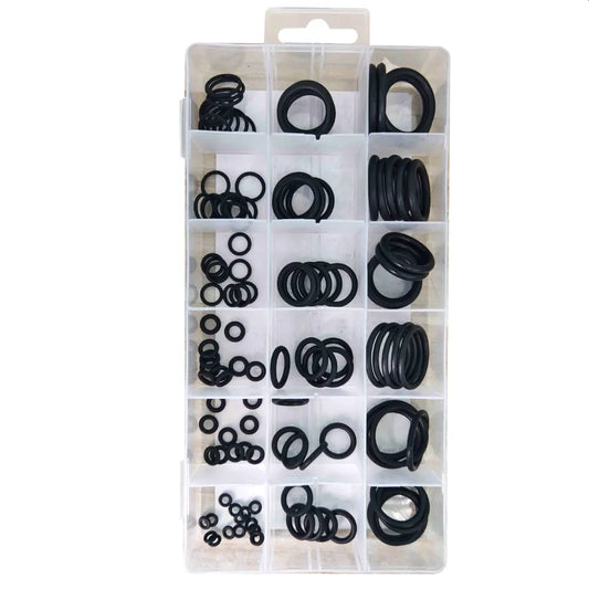 O-ring Assortiment 125 deler – Oljebestandig – Til Motor og Rørsystem