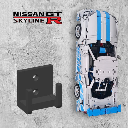 (42210) F2F Nissan Skyline GT-R (R34) - Veggfeste (3D-print)