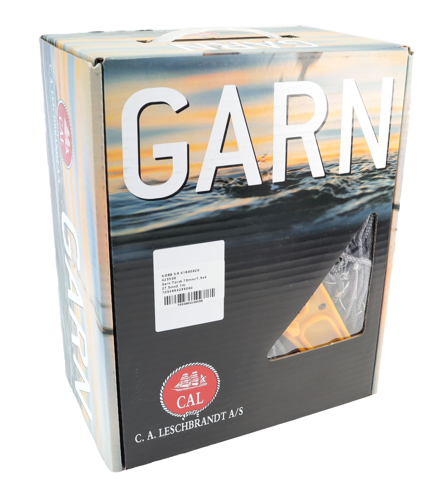 CAL Torskegarn - Grå - 27,5x2,1 meter