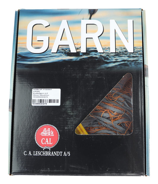 CAL Krabbegarn - Nylon nr. 3 - Oransje - 50x0,8 meter