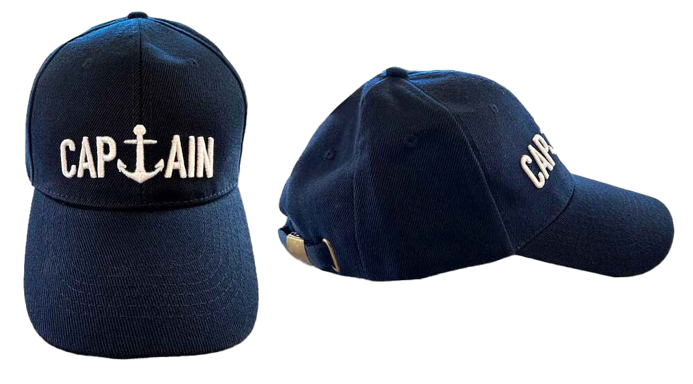 Caps Captain – Blå og Rosa – Justerbar one-size Captain