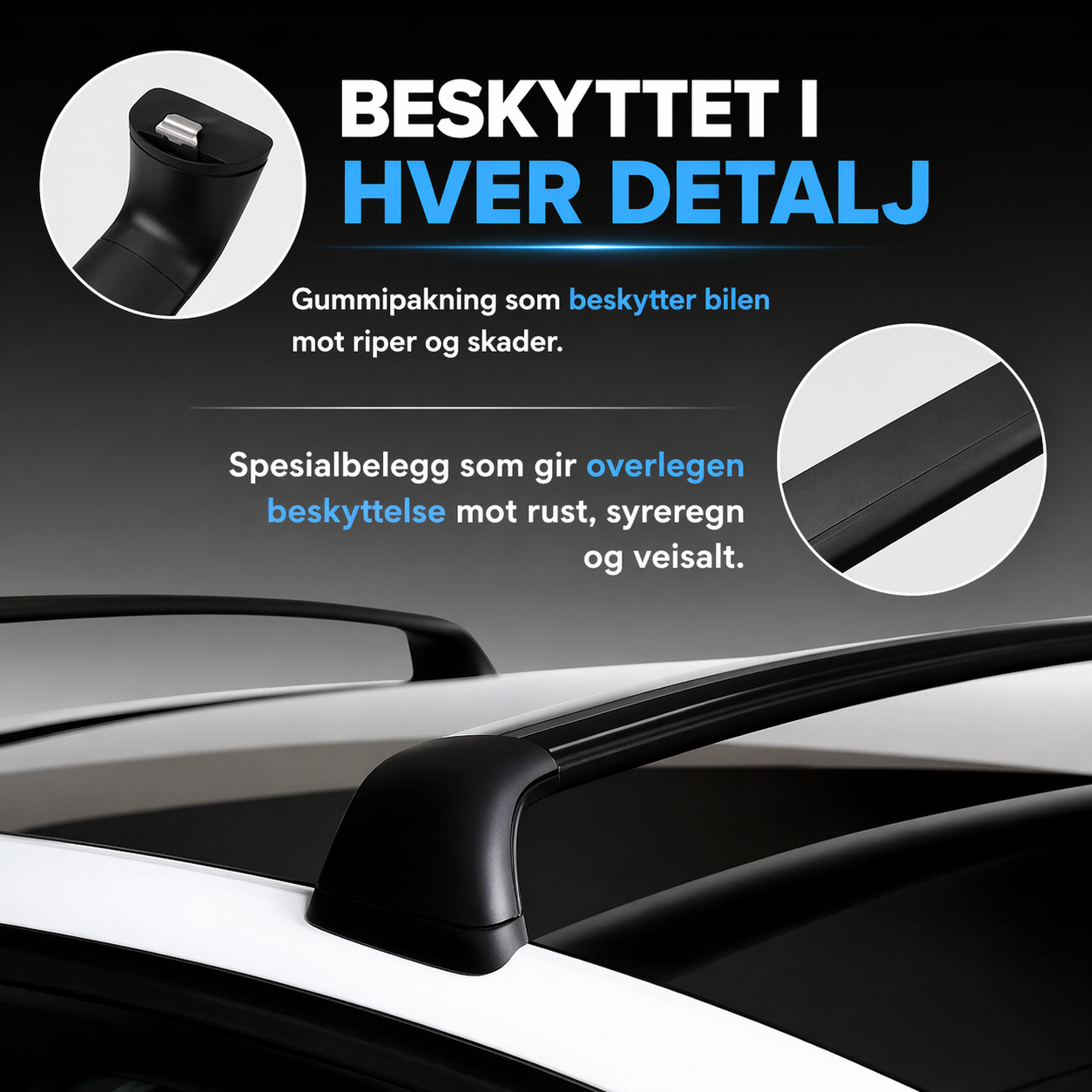 Takstativ PRO med lås for Tesla Model 3