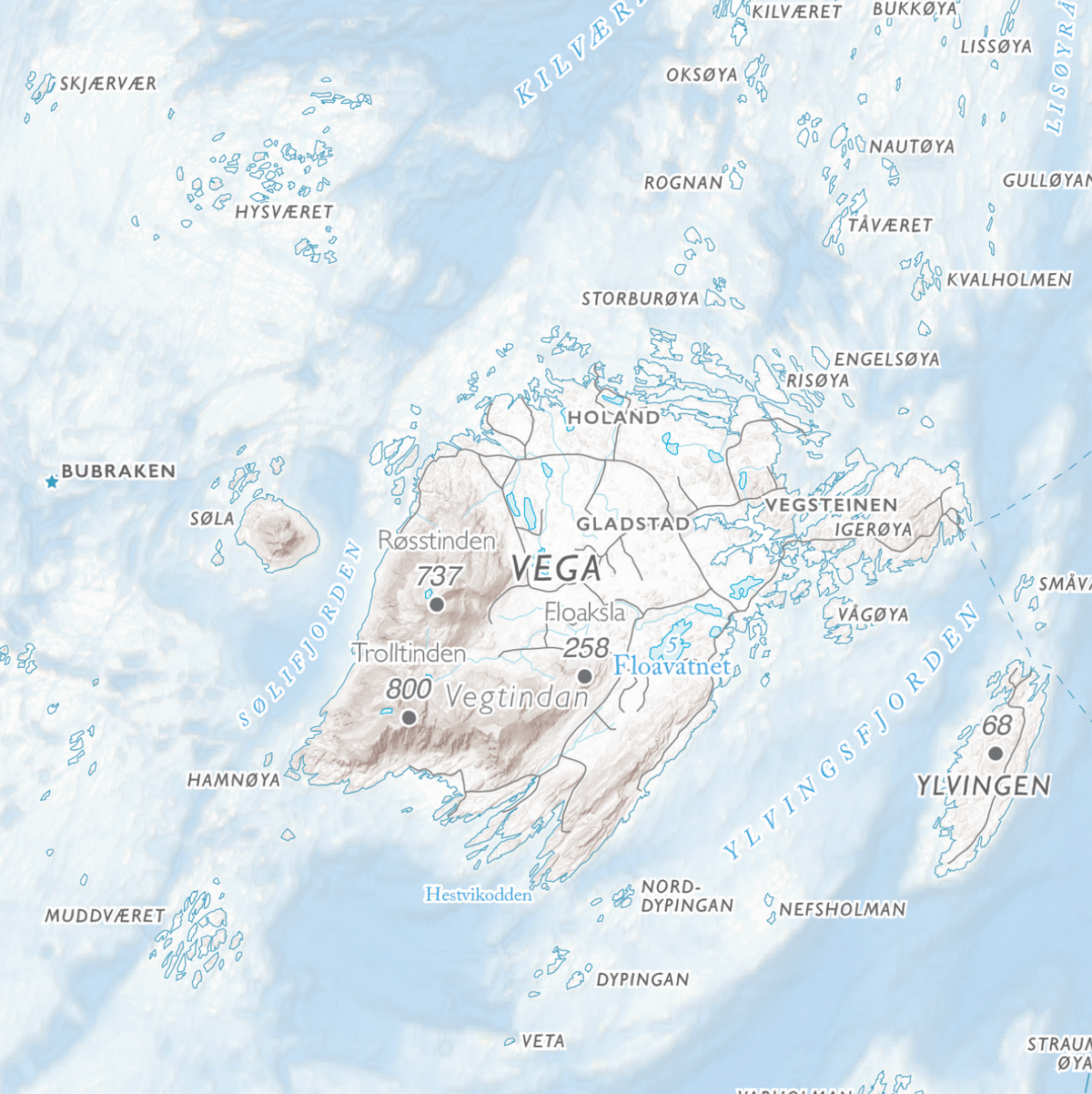 Kystkart Træna
