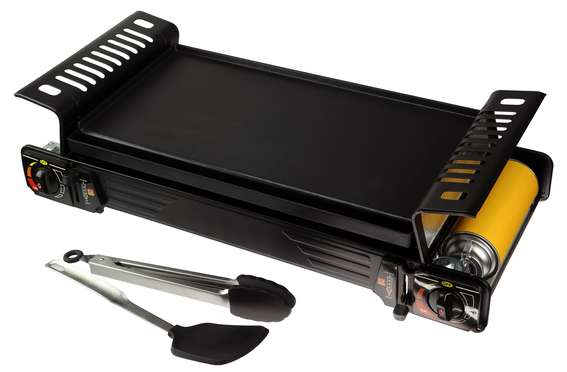 Osean Dobbelt Minikjøkken med Grill - 2x2000W - Grillplate - Koffert