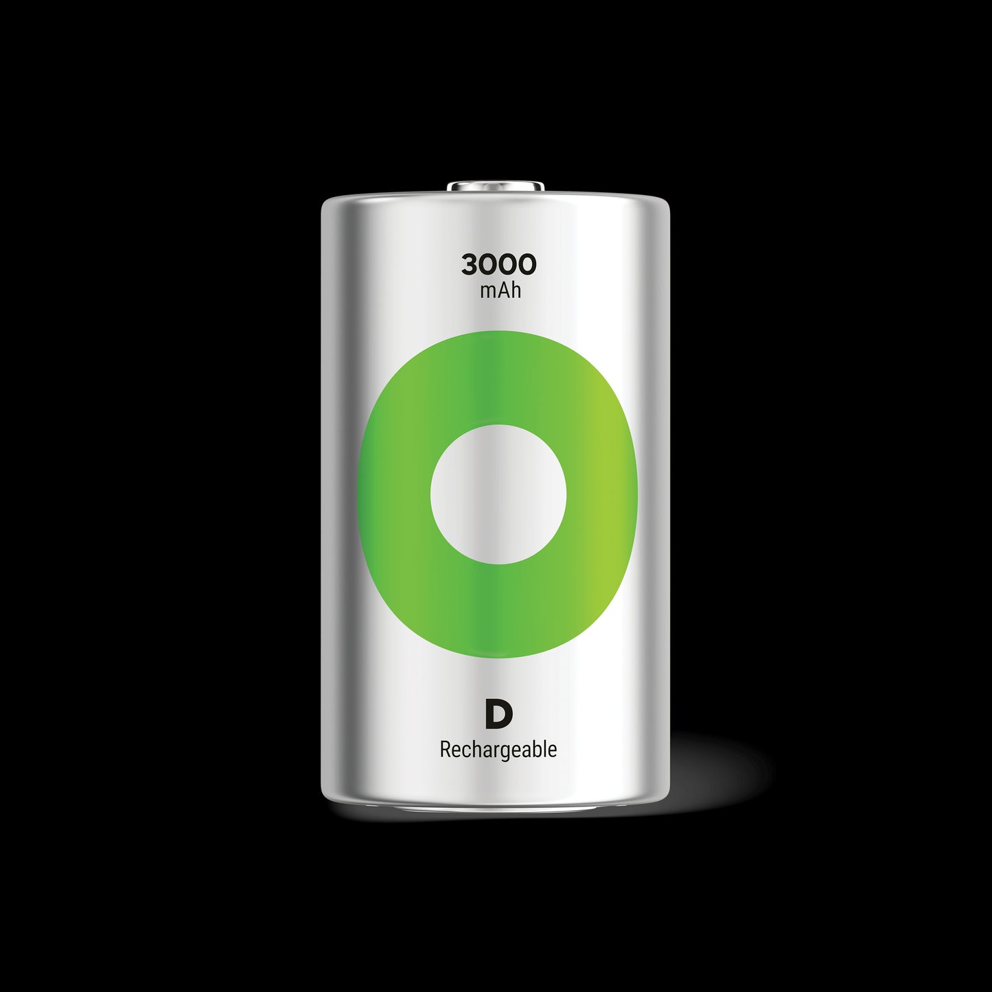 GP ReCyko D-batteri - 3000mAh - Oppladbart NiMH 1,2V - 2pk
