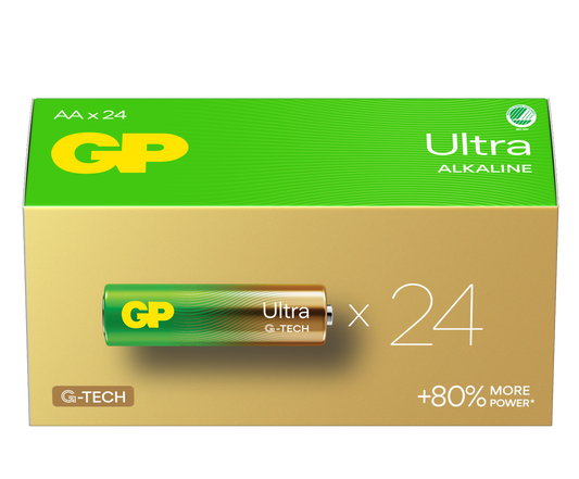 GP Ultra Alkalisk AA-batteri - 24pk - LR6 - 1,5V