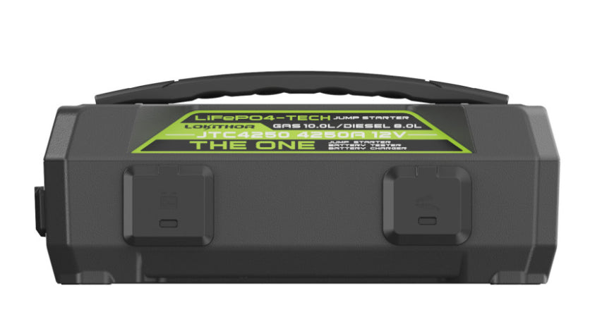 Lokithor The One - Batterilader og Jump Starter - 6/12V - 6A - 4250A