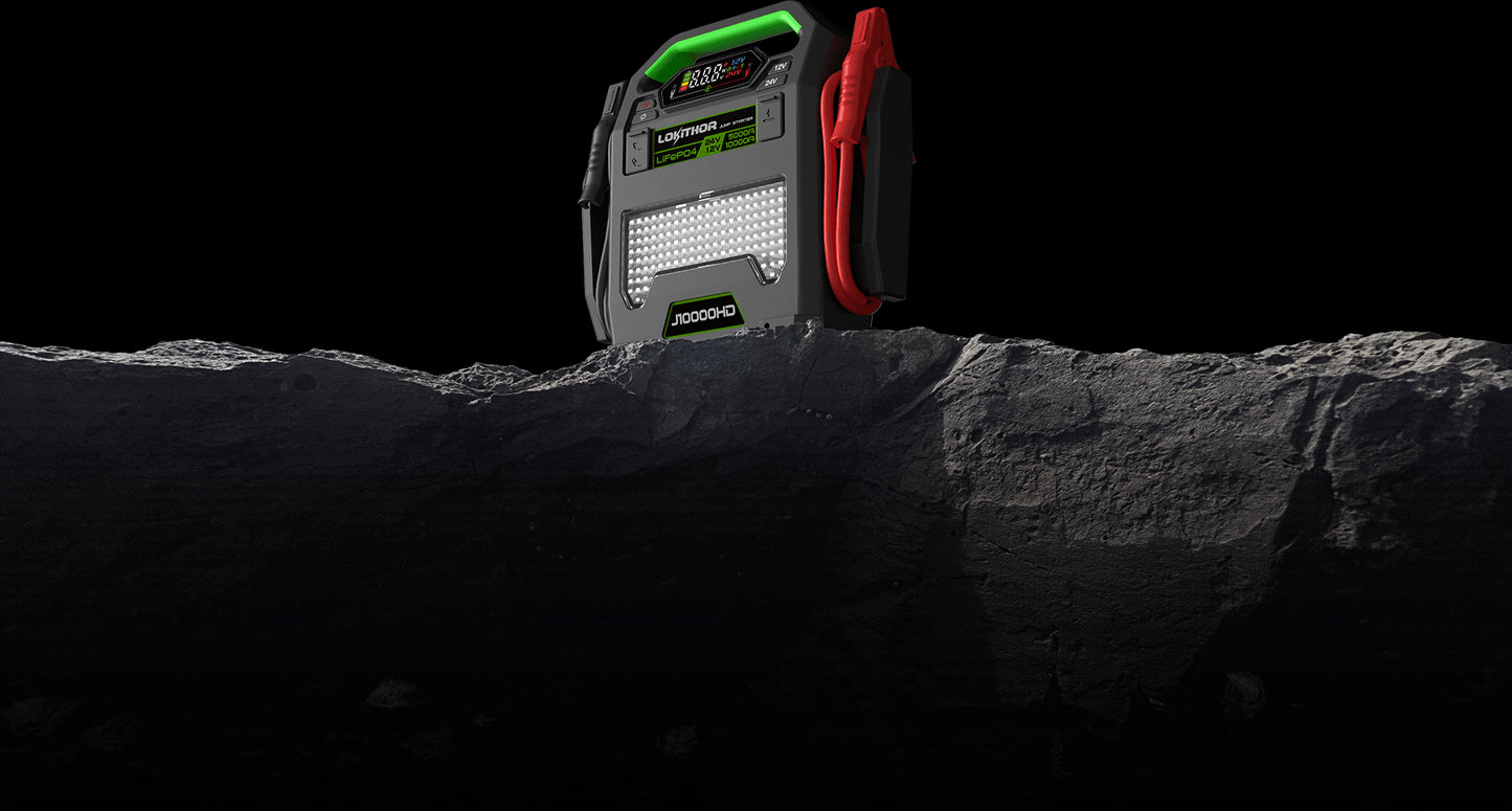 Lokithor J10000HD Jump Starter - 12/24V - 256Wh - 10000/5000A
