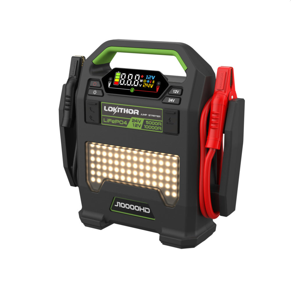 Lokithor J10000HD Jump Starter - 12/24V - 256Wh - 10000/5000A
