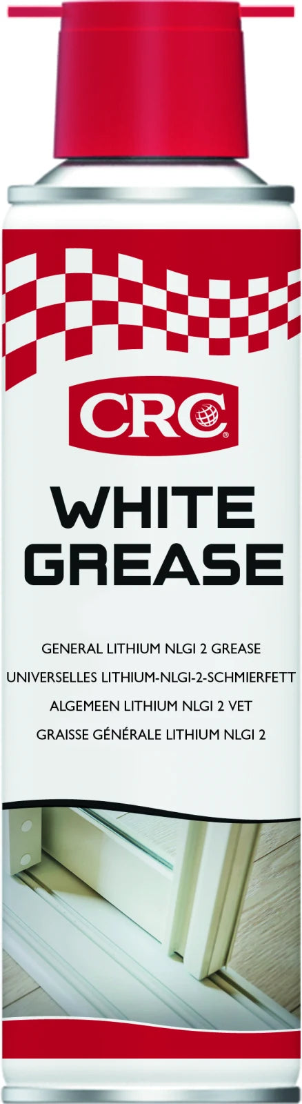 CRC White Grease 250ml - Litiumfett Spray med PTFE Smørefett