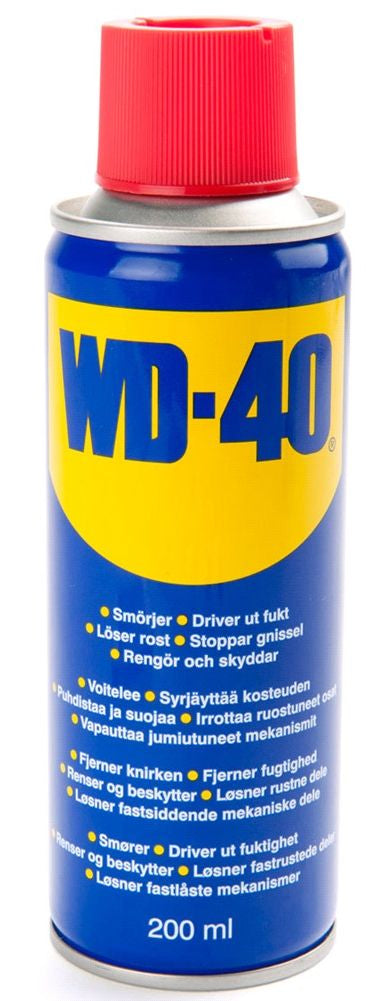 WD-40 Multispray 200ml - Universal Smørespray Rustbeskyttelse