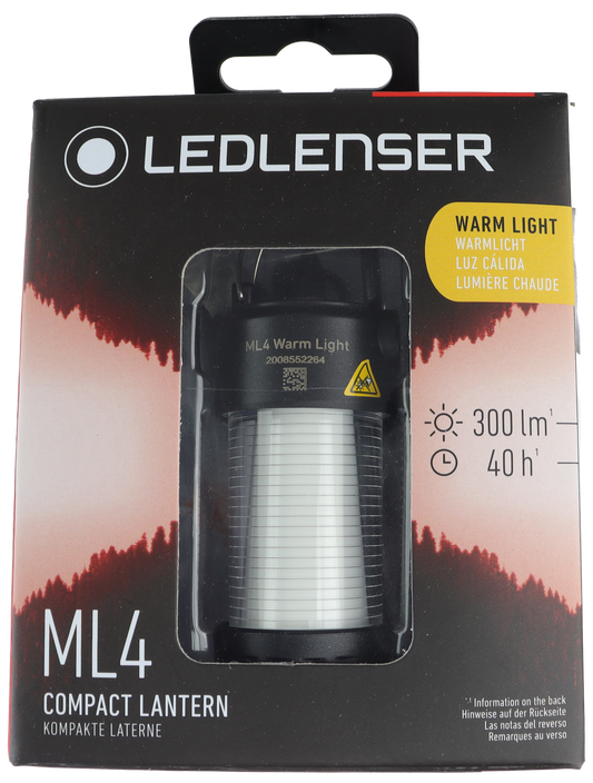 Ledlenser ML4 – Campinglykt – 300 Lumen – Oppladbar