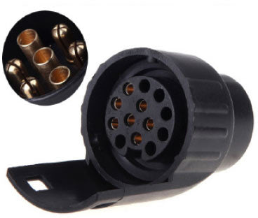 Tilhengeradapter 7-13 - 7 pol til 13 pol Overgang