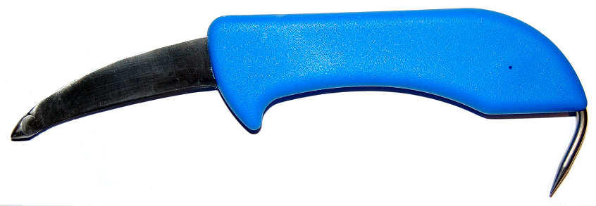 CAL Bløggekniv med Garnhytt - 26cm - Rustfri - Kombinert Kniv og Garnhytt