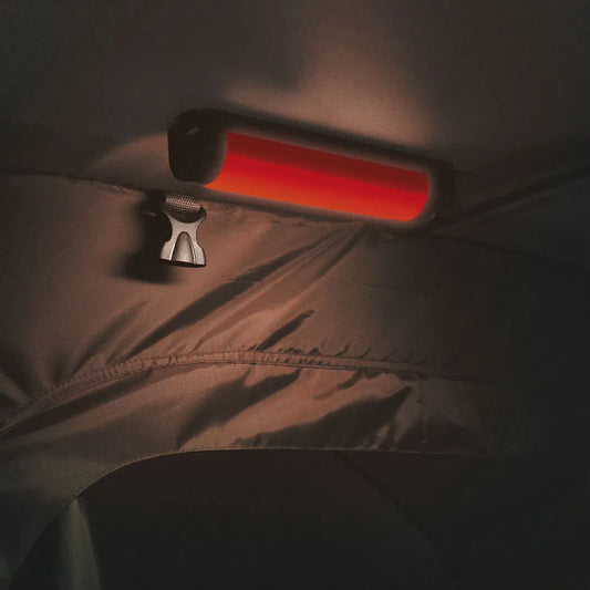 NGT Bivvy Light - Oppladbar Teltlykt - Powerbank - Fjernkontroll - Rødt Nattlys