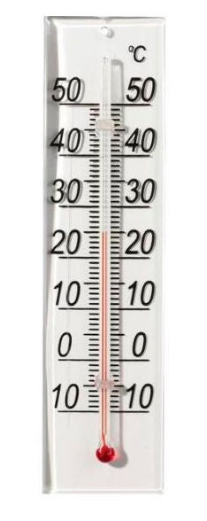Termometer innendørs - Plexi - 150x40 mm