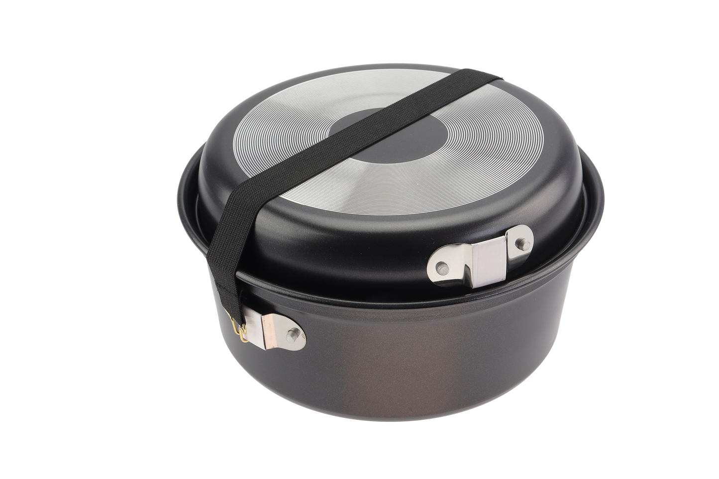 BÅL Non-stick Kokesett i Aluminium – 4 deler for Tur og Camping