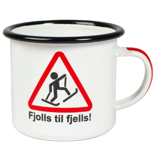 Eagle Kopp - Fjolls til Fjell - Emaljert Stål - 3,6 dl