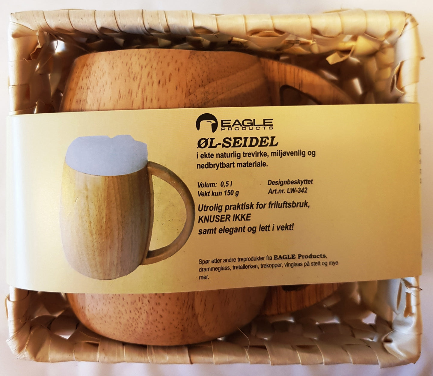 Eagle Ølseidel - Tre - 0,4 Liter - Turservise