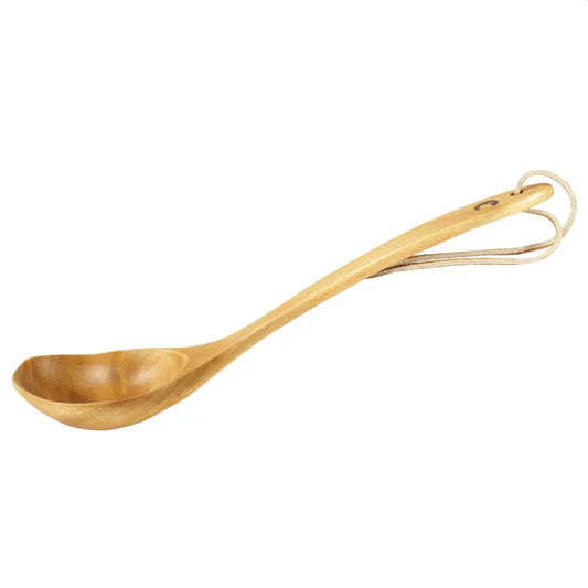 Trebestikk lang øse for turmat - 26 cm