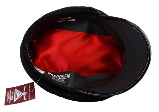 Skipperlue med blank brem – Str. 57–62