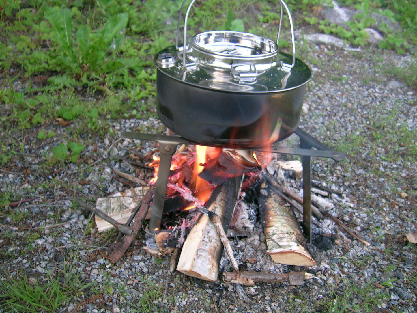 Eagle Bålkjele med Kobberbunn - Rustfritt Stål - 0,7 / 1,5 / 4 liter