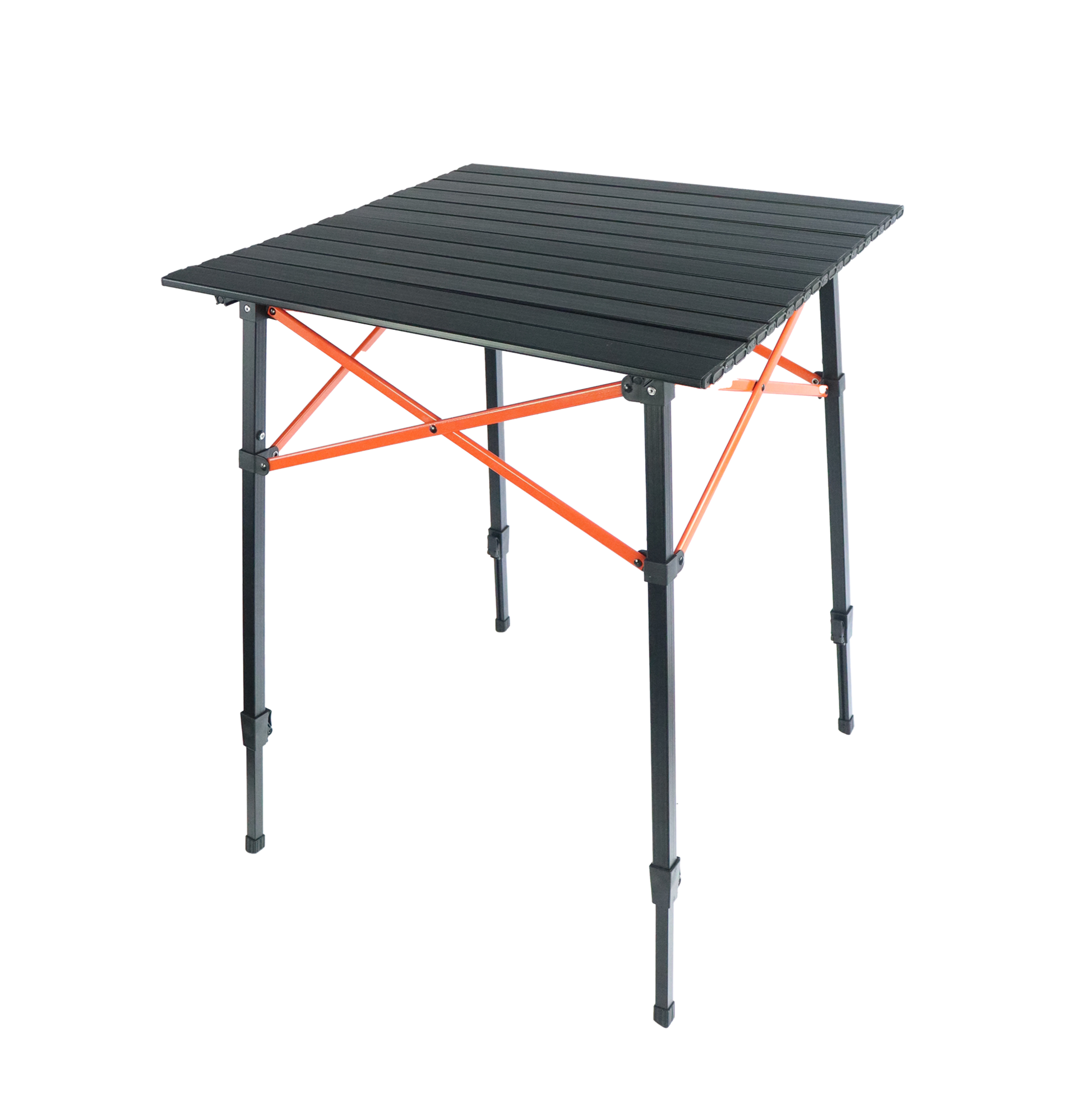 BÅL Campingbord - Justerbart - Aluminium - 70x70x70/85 cm