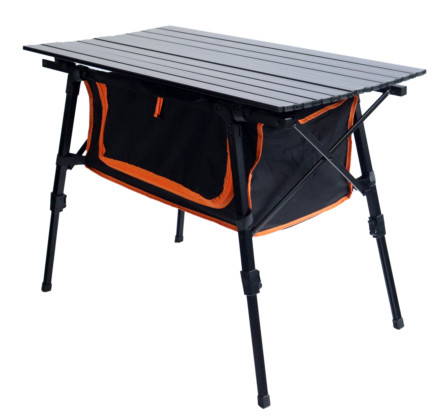 BÅL Campingbord - Justerbart - Aluminium - 90x60x43/64 cm