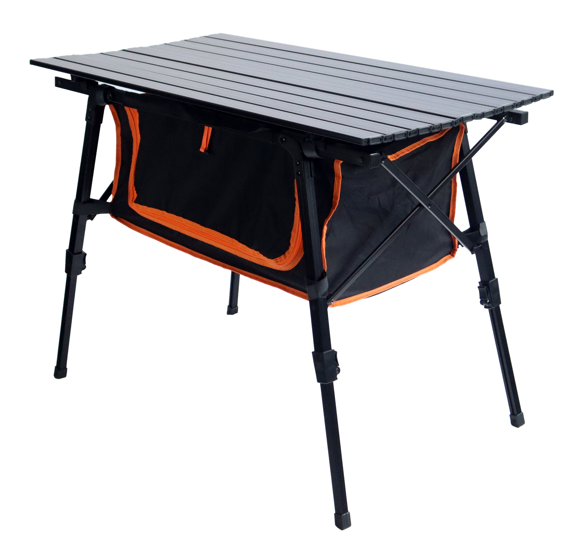 BÅL Campingbord - Justerbart - Aluminium - 90x60x43/64 cm