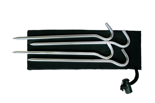 CAL Teltplugger - 4pk - 176mm - Aluminium - Lettvekt - Maks 13kg