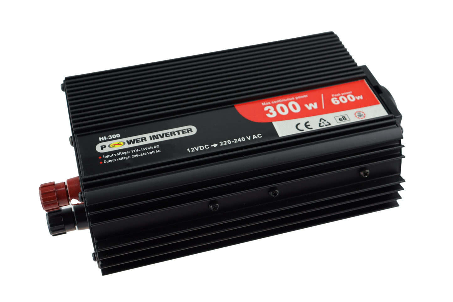 CAL Inverter med USB - 12V DC til 220V AC - 300W
