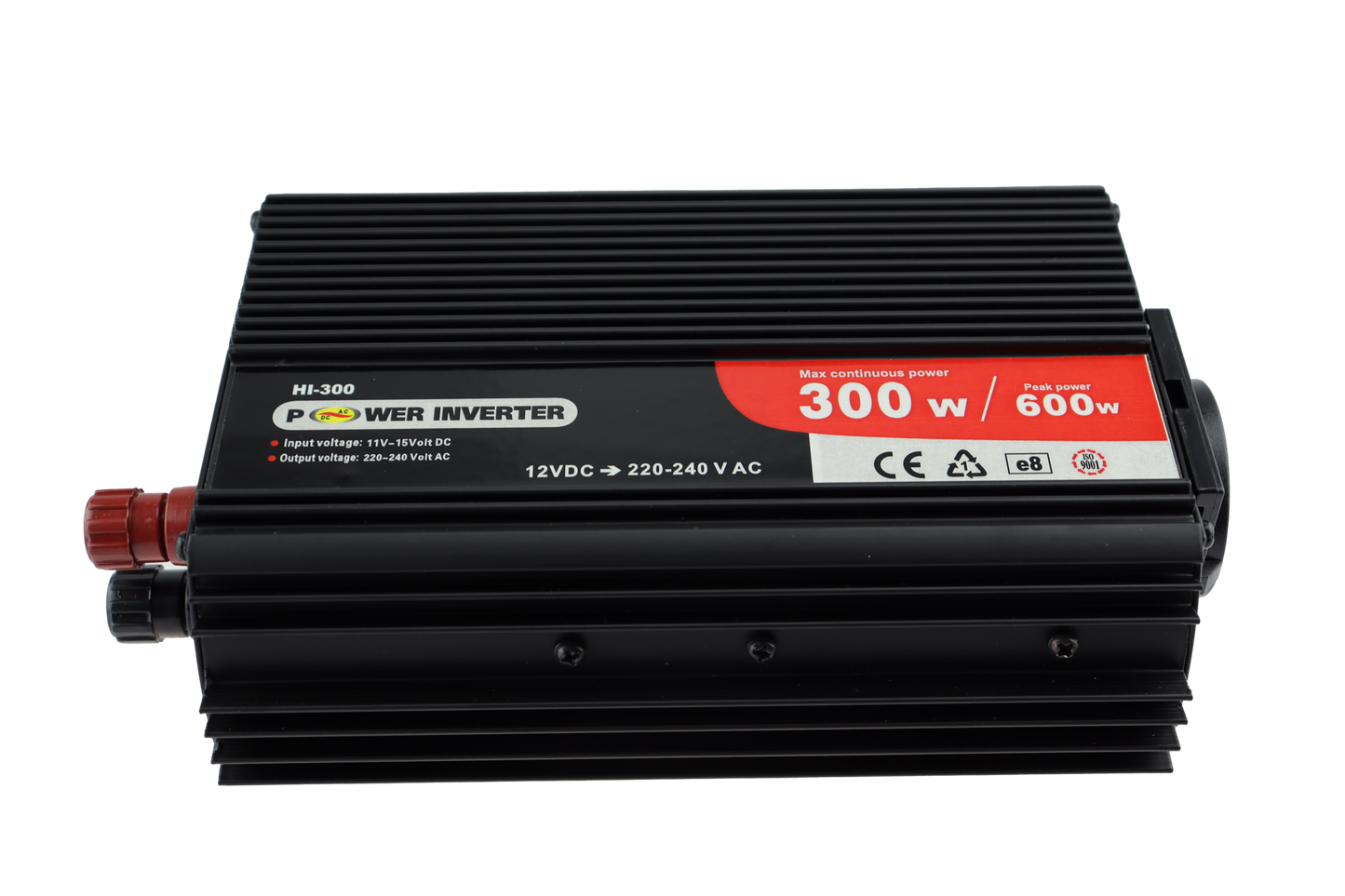 CAL Inverter med USB - 12V DC til 220V AC - 300W